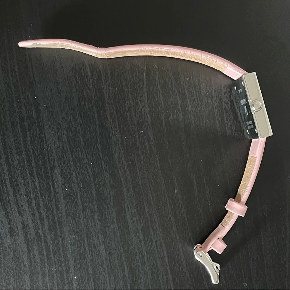 Swarovski Women's Watch Crystal Accents Light Pink Strap Vintage